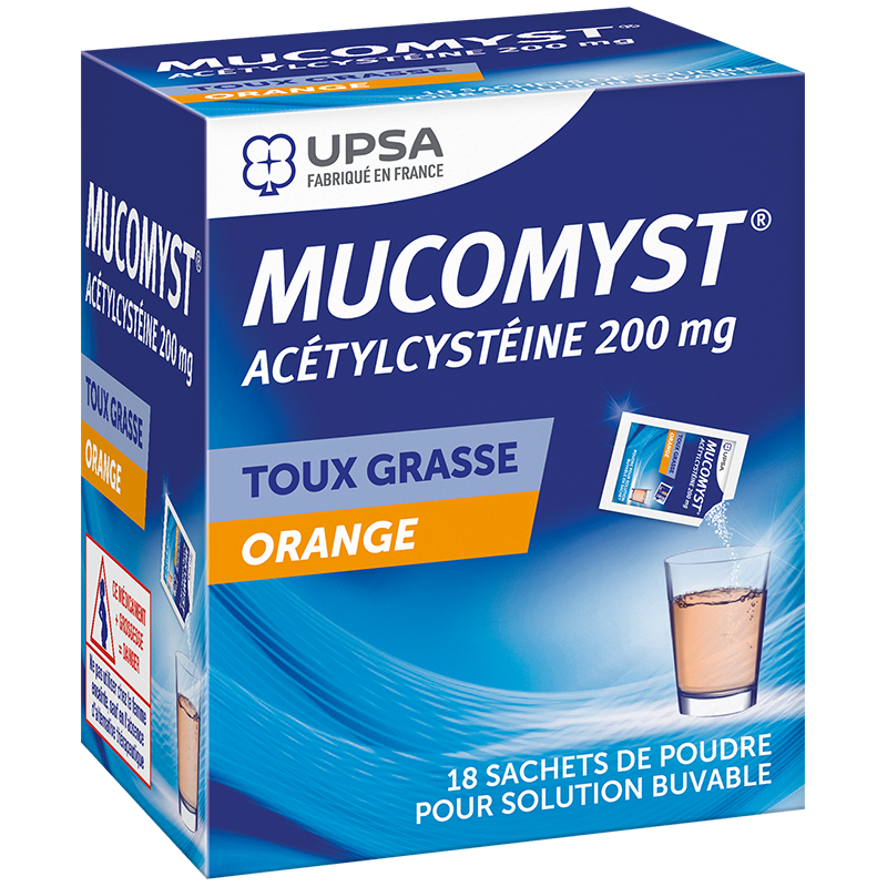 MUCOMYST 200MG PDR SACH 18