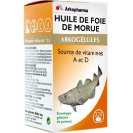 ARKOGELULES HUILE DE FOIE DE MORUE 220 CAPSULES