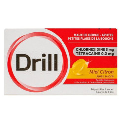 DRILL S/SUC MIEL CITRON PAST 24