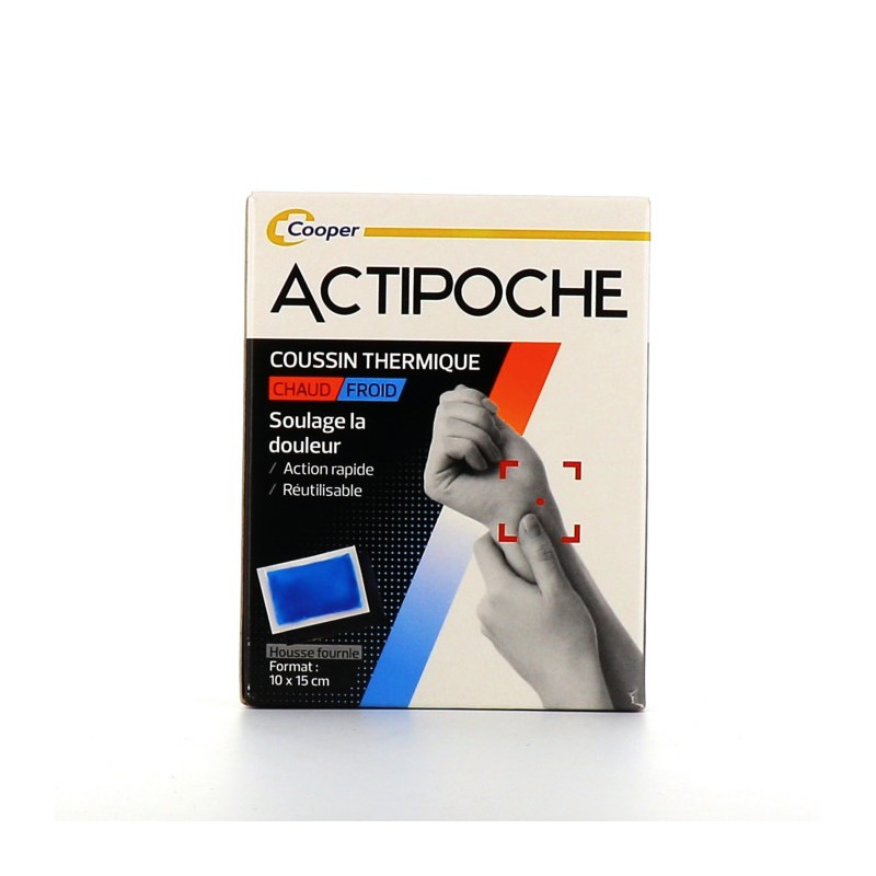 ACTIPOCHE Couss therm c douleur 10x15cm B/1