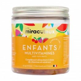 LES MIRACULEUX ENFANT MULTIVITAMMINES TUTTI GUMMX42