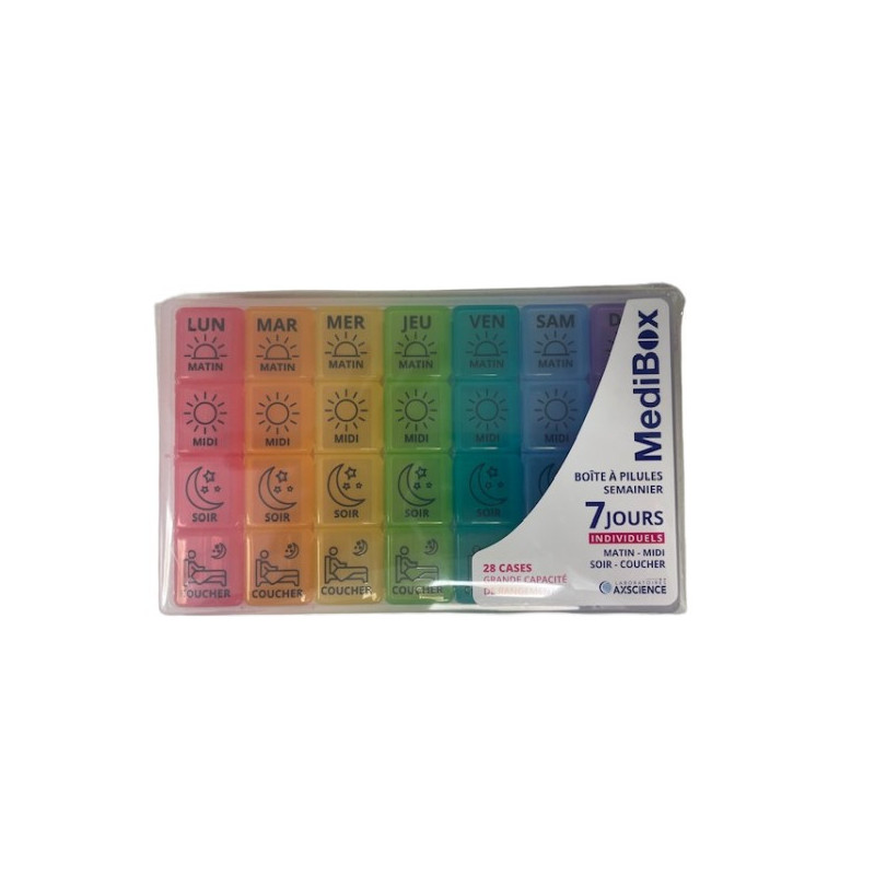 MEDIBOX PILULIER SEMAIN 7J 4CASE