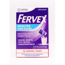 FERVEX SANS SUCRE GLE SACH 8