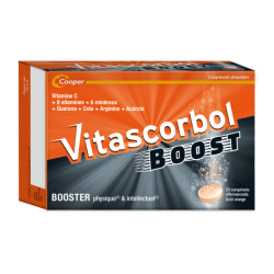 VITASCORBOL BOOST 20CP EFFERV ORANGE