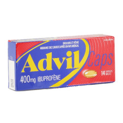 ADVILCAPS 400MG Capsules  Molles Boites de 14