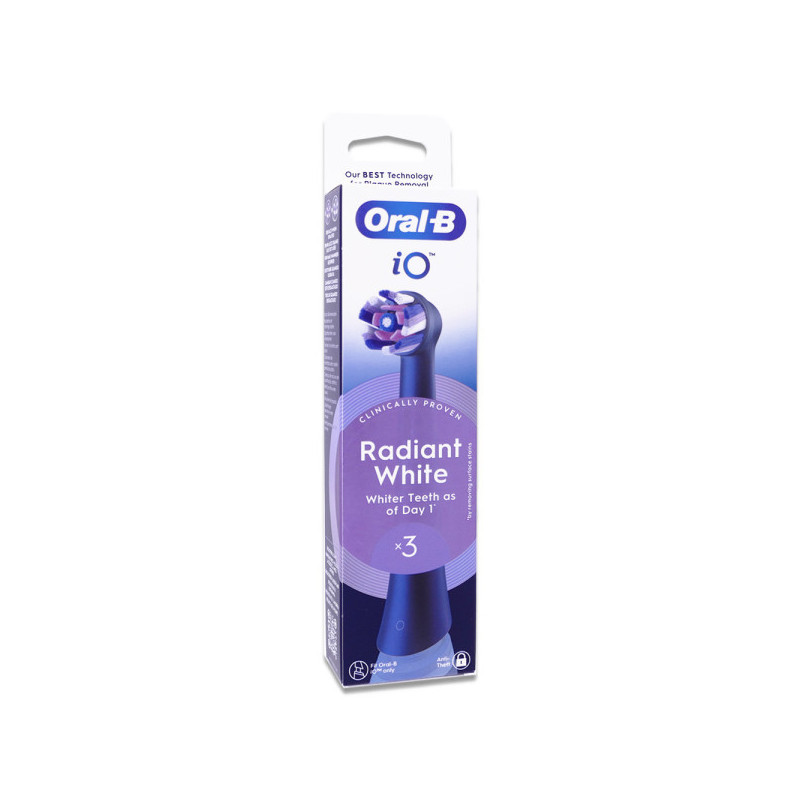 Bosse à dents ORAL-B  IO recharges RADIANT NOIR 3