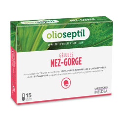 OLIOSEPTIL GEL NEZ GORGE B/15
