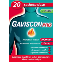 GAVISCONPRO Susp buv en sach ment 20Sach/10ml