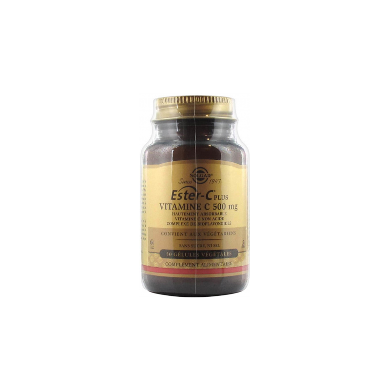 SOLGAR ESTER-C PLUS 500mg 50Gélules végetaless
