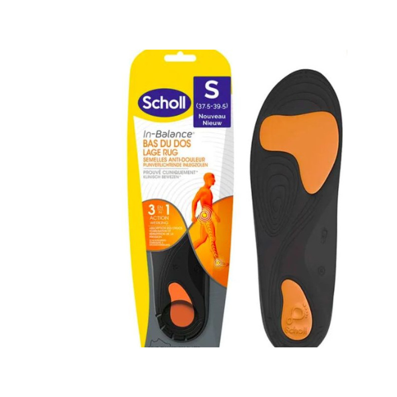 SCHOLL SEMELLE A/DOUL BAS DOS T1
