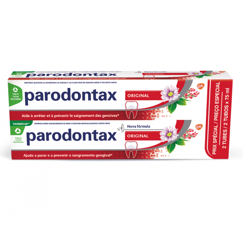 PARODONTAX  PATE Dentifrice Tube 75ML DUO