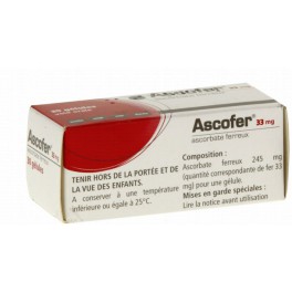 ASCOFER, 30 gélules