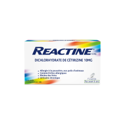 REACTINE 10MG Boite de 7 comprimés