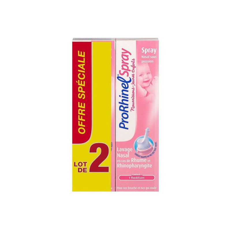PRORHINEL SPRAY BEBE LOT 2