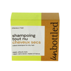 UNBOTTLED Shampooing SOLIDE CHEVEUX SECS 75G