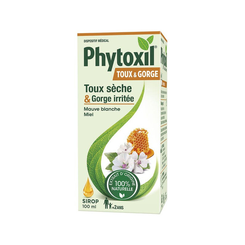 PHYTOXIL ADULTE TX SECHE + MAL DE GORGE 100 ML