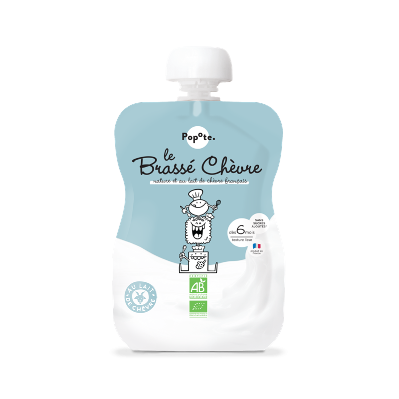 POPOTE BRASSE CHEVRE NATURE 100G