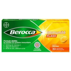 BEROCCA IMMUNITE FLASH 30CP EFF