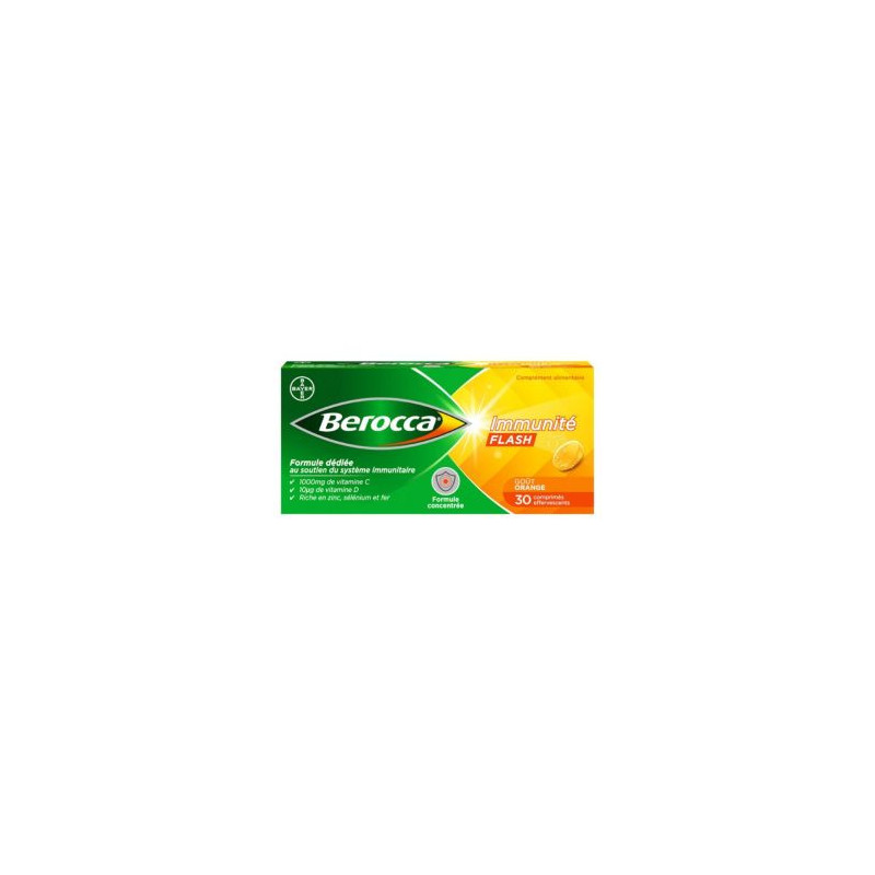 BEROCCA IMMUNITE FLASH 30CP EFF