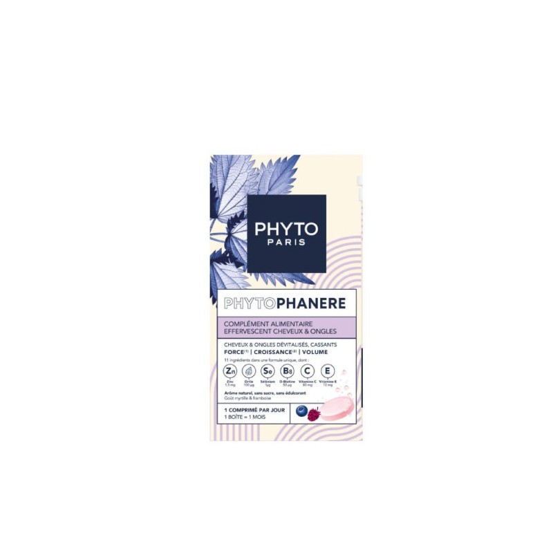 PHYTOPHANERE Cheveux et Ongles Comprimés EFFERVESCENT 2X15