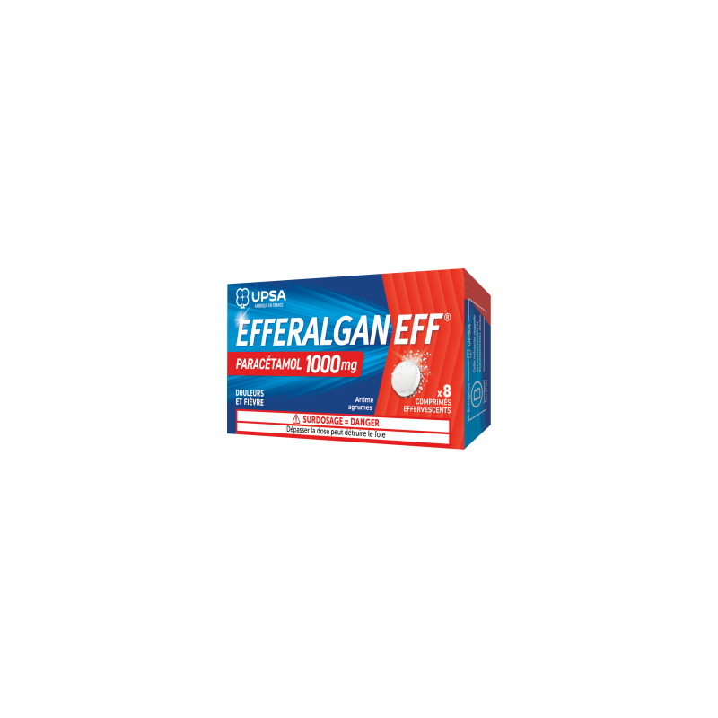 EFFERALGAN EFF 1000mg Cpr eff T/8