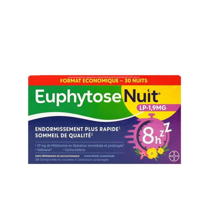 EUPHYTOSE NUIT LP 1,9MG CPR 30