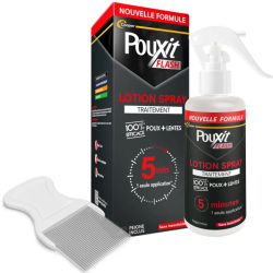 POUXIT FLASH LOTION ANTI POUX&LENTE150ML unitaire
