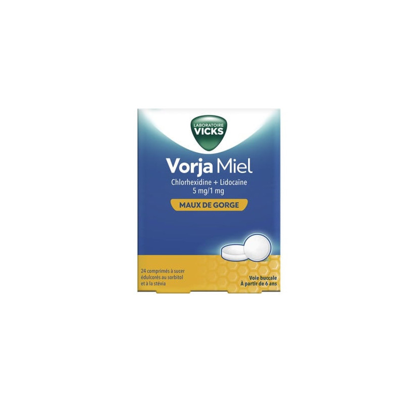 VORJA MIEL 5MG/1MG, CPR SUCER 24X1