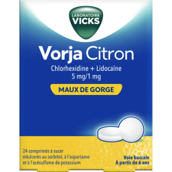 VORJA CITR 5MG/1MG, CPR SUCER 24X1
