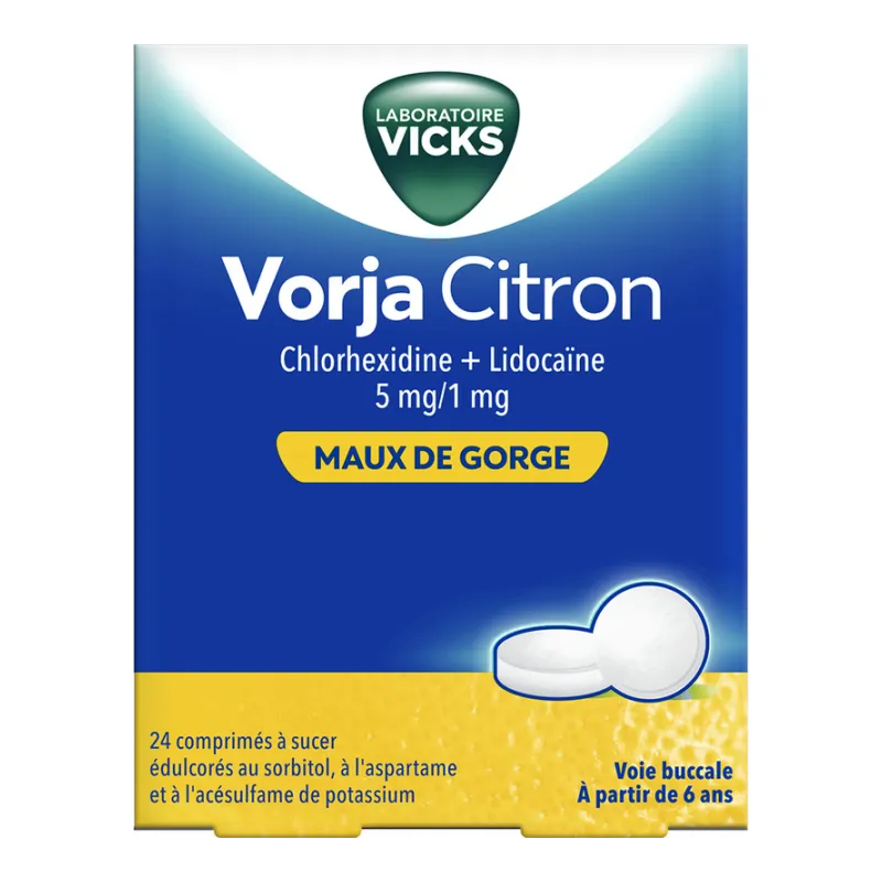 VORJA CITR 5MG/1MG, CPR SUCER 24X1