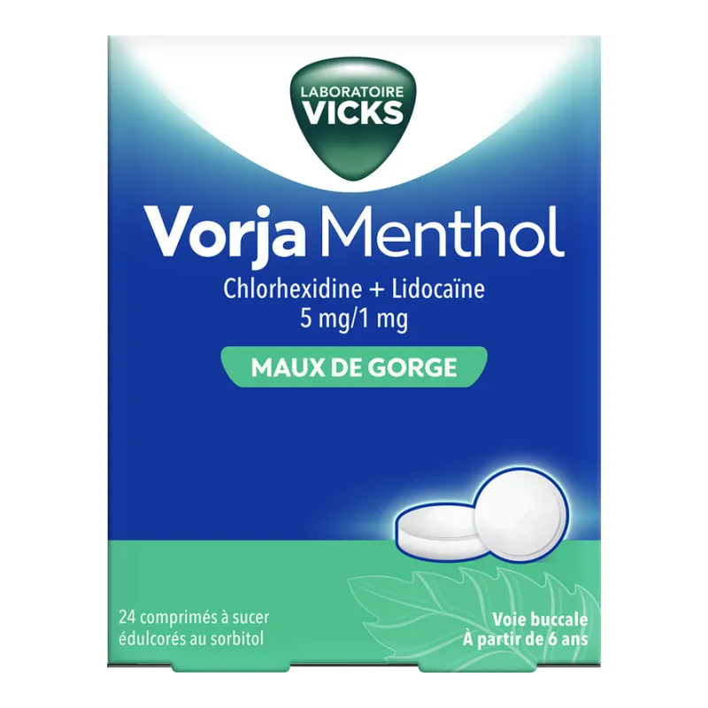 VORJA MENT 5MG/1MG, CPR SUCER 24X1