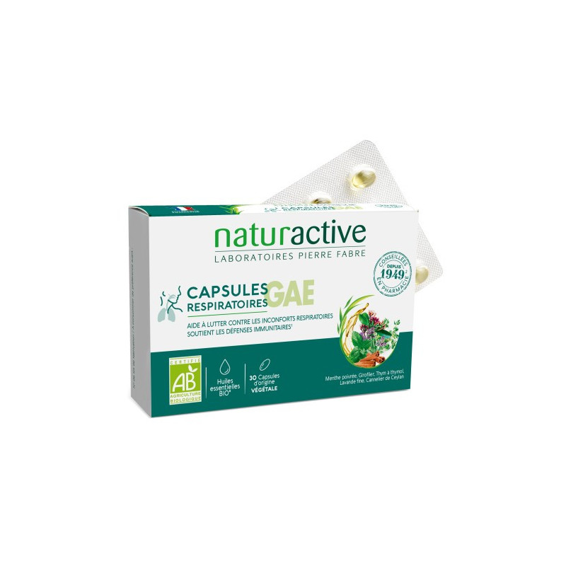 NATURACTIV RESPIR GAE BIO CAPS 30
