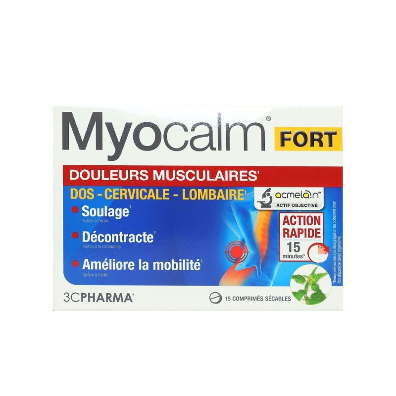 3C PHARMA MYOCALM FORT CPR 15