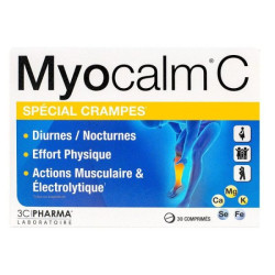 3C PHARMA MYOCALM C-CRAMP CPR 30