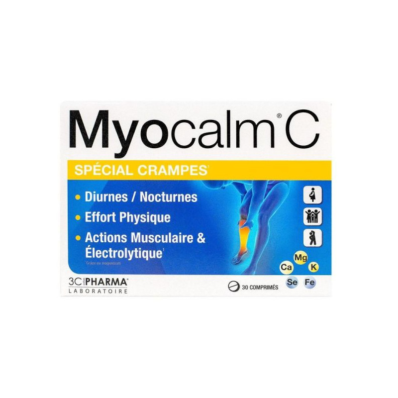 3C PHARMA MYOCALM C-CRAMP CPR 30