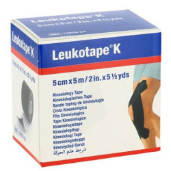LEUKOTAPE K BD ADH NOIR    5X5